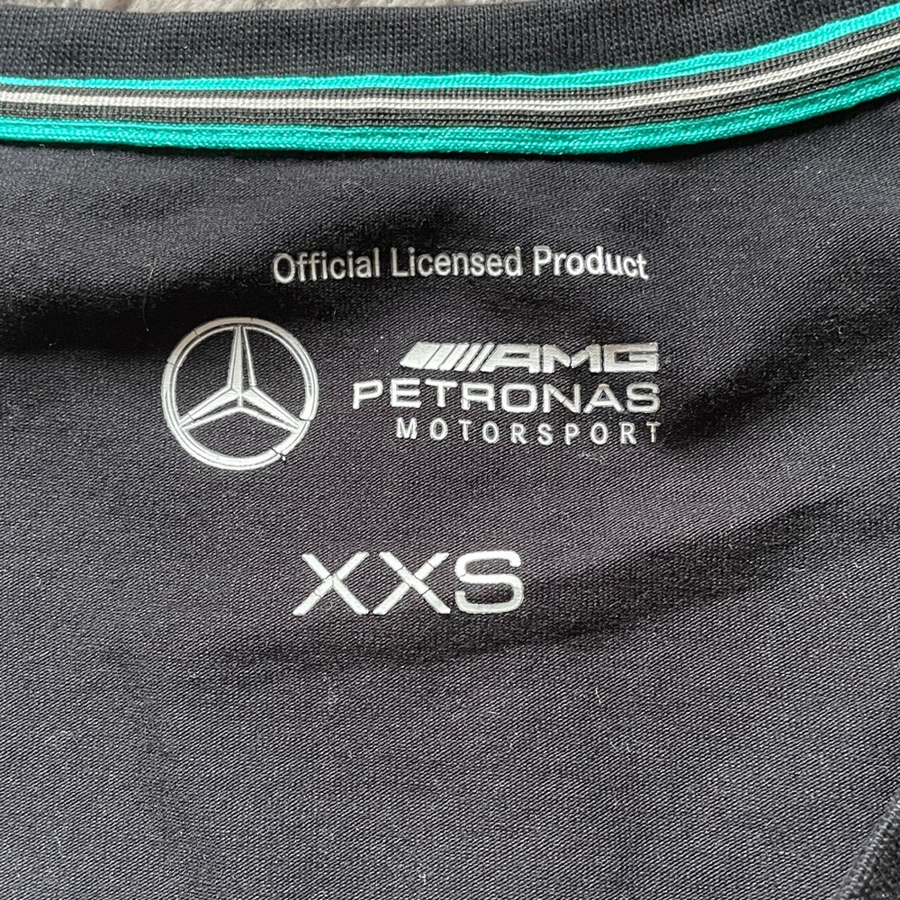 Mercedes AMG Petronas Scoop Neck Emblem T Shirt - Picture 4 of 8